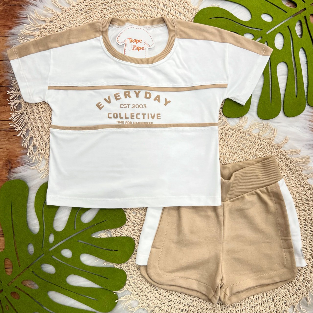 Conj Everyday Collective Branco e Areia 